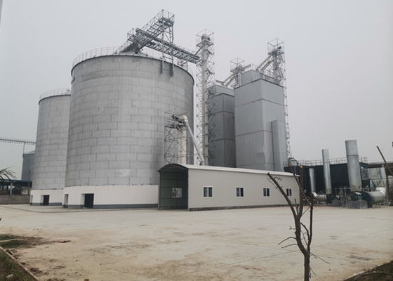 Silo de grain en acier galvanisé 100T - 12500T au soja de riz de maïs de stockage