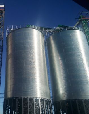Conception verticale Silos à grains en acier Maximiser le stockage dans des espaces limités avec une installation 24/7