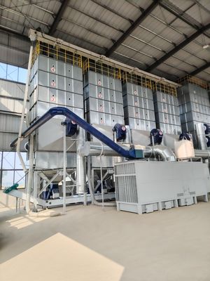 Machine de séchage de grains à air chaud et à chaleur moyenne 2% inégalité de séchage technologie avancée pour l'efficacité énergétique