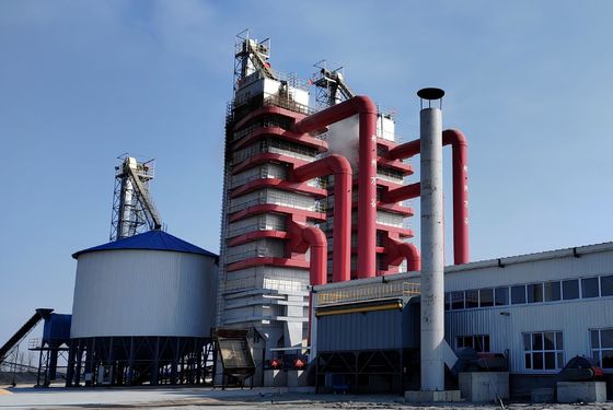 Sécheuse à maïs à air chaud propre avec une capacité de traitement de 30 à 1 500 tonnes par jour et une inégalité de séchage ≤ 2%