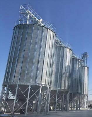 Galvanized Sealed Grain Silo Rust-proof  Moisture proof