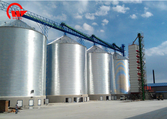 12,8 M ont isolé le silo de grain en acier scellé pour la farine Sotrage toutes sortes de grain